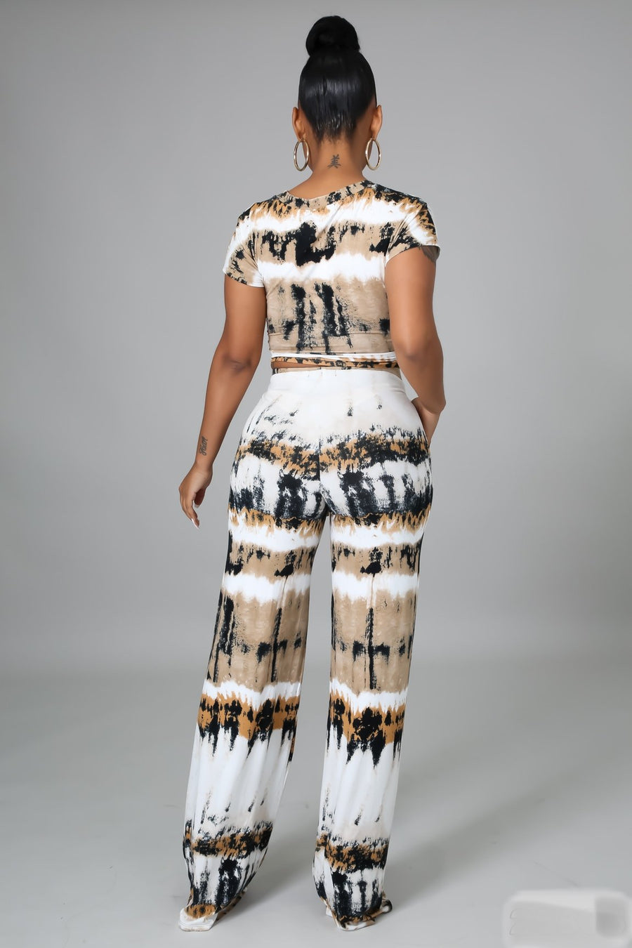 Mocha pants set