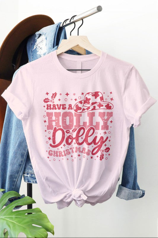 Holly Jolly Christmas Dolly PArton T-shirt