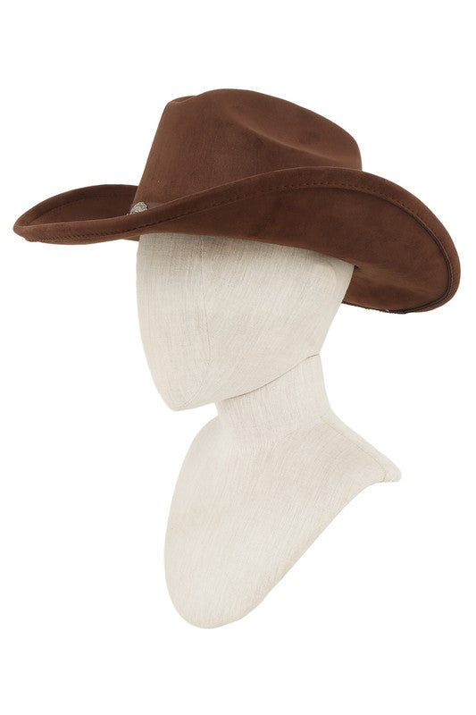 Classic Fedora Hat with Buckle Belt Accent