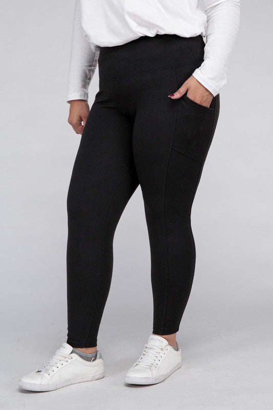 Elevate your comfort and style with "Plus Brushed Microfiber Full Length Leggings." Crafted from luxurious microfiber fabric, these leggings offer a soft and velvety touch against the skin. With a full-length design and a plus-size fit, they provide a flattering and cozy option for lounging or adding an extra layer of warmth to your outfits.