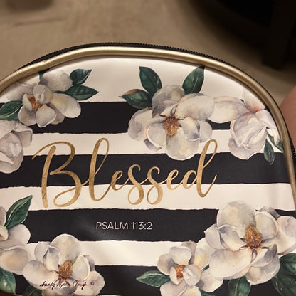 Blessed & magnolias cosmetic bags duo set bag