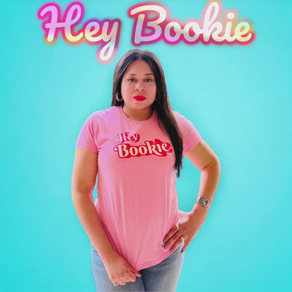 "HEY BOOKIE" Women's short sleeve t-shirt