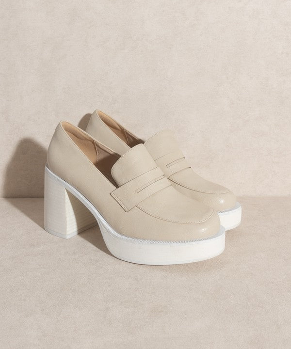 OASIS SOCIETY Hannah   Platform Penny Loafers