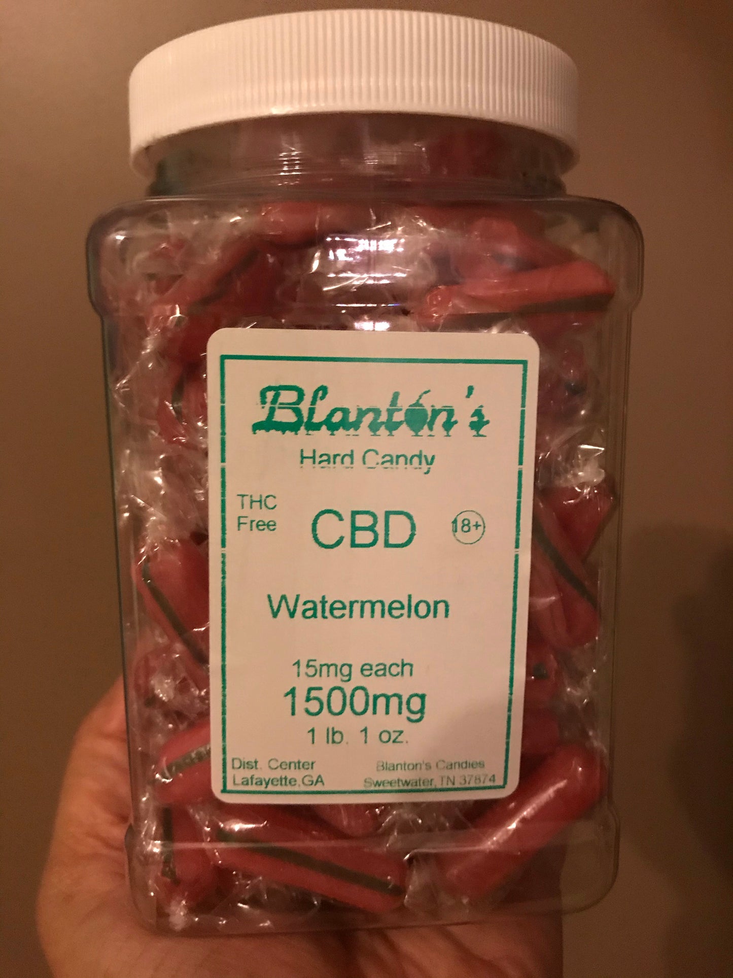 Blanton CBD hard candy 15mg
