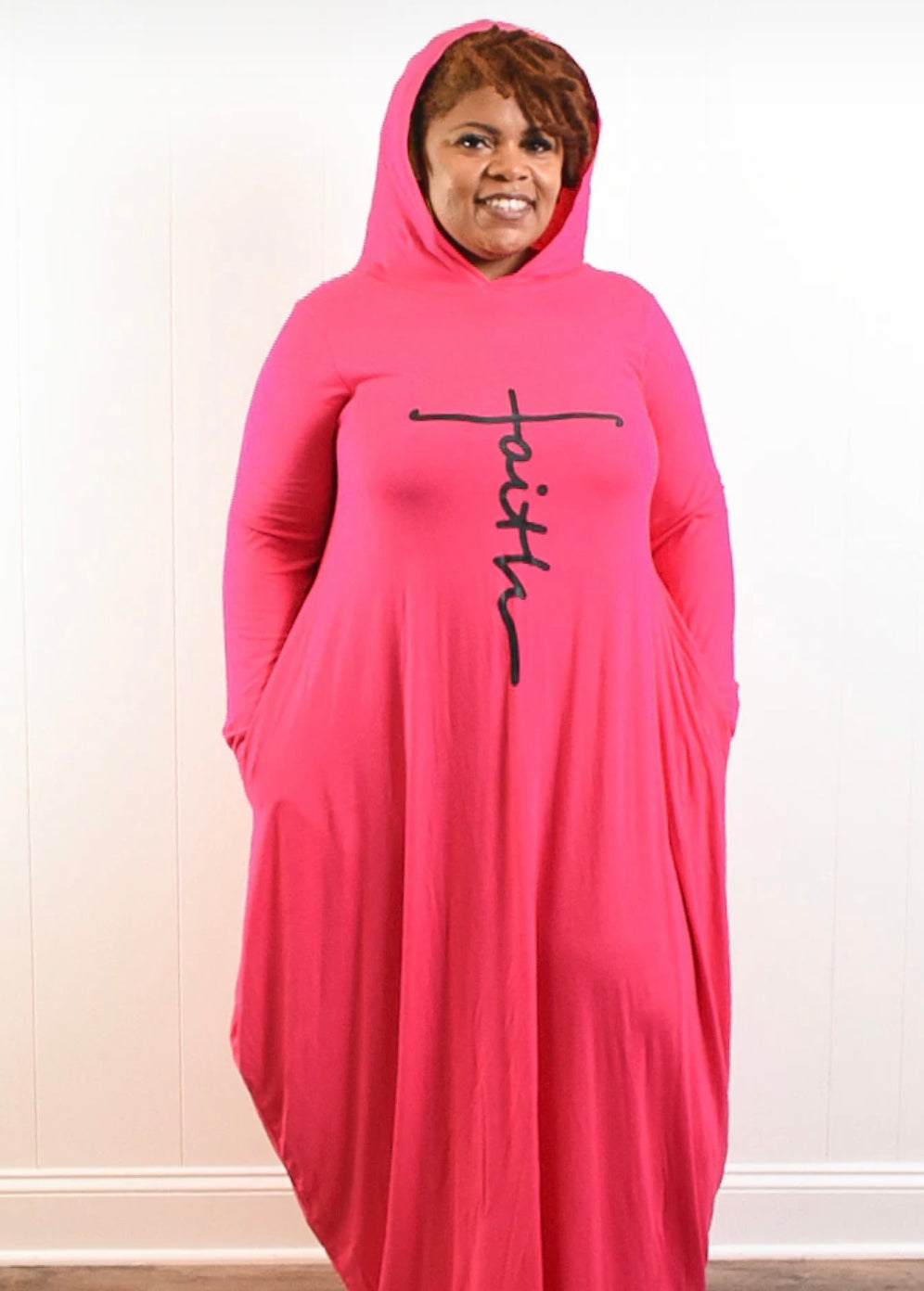 Faith hoodie dress EHYEH Boutique