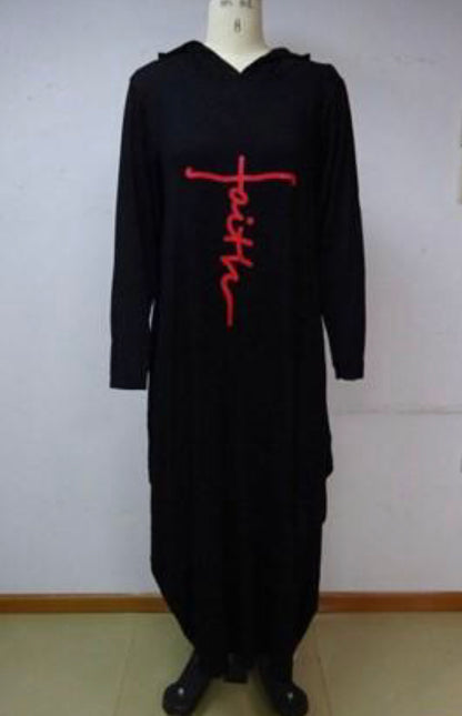 Faith hoodie dress