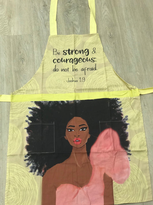art aprons black African American woman lady cook chef
